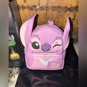NIB Stitch Lilo & Stitch Cosplay Mini Backpack Keychain Charm - Confirmed ANGEL